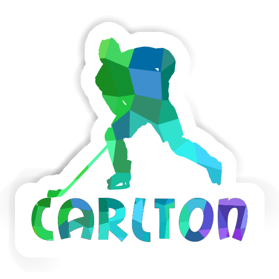 Sticker Hockey Player Carlton Image