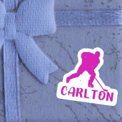 Sticker Carlton Hockey Player Notebook Image