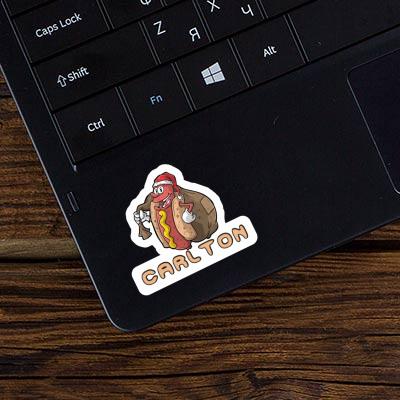 Sticker Hot Dog Carlton Notebook Image