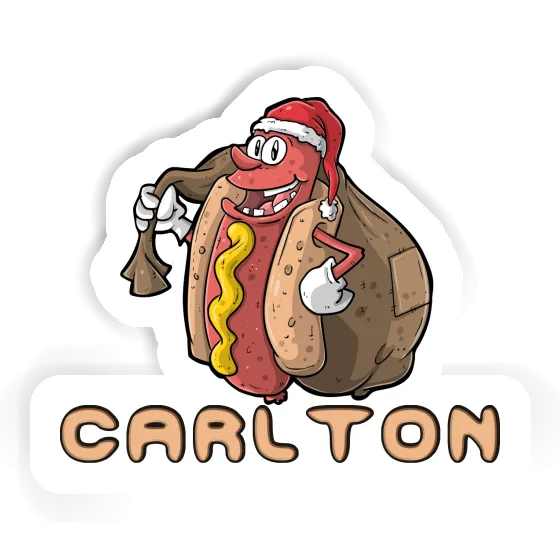 Sticker Hot Dog Carlton Gift package Image