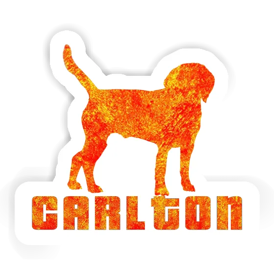 Carlton Sticker Hound Laptop Image