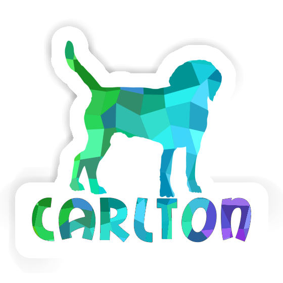 Sticker Carlton Dog Laptop Image