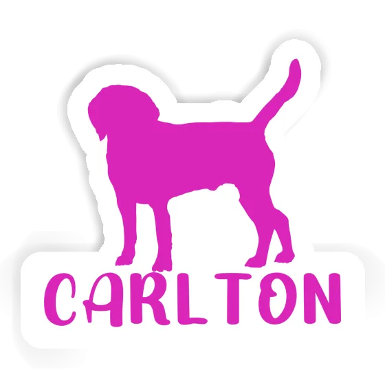 Dog Sticker Carlton Image