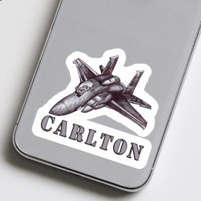 Sticker Airplane Carlton Notebook Image