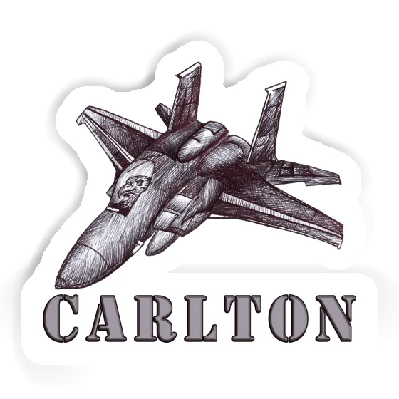 Sticker Airplane Carlton Gift package Image