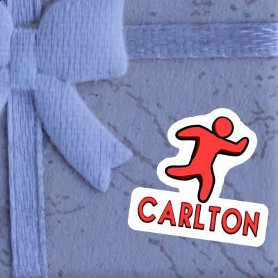 Runner Sticker Carlton Laptop Image