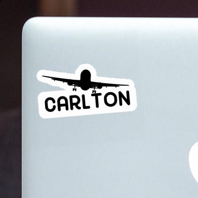 Sticker Airplane Carlton Gift package Image