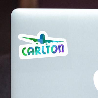 Sticker Flugzeug Carlton Gift package Image