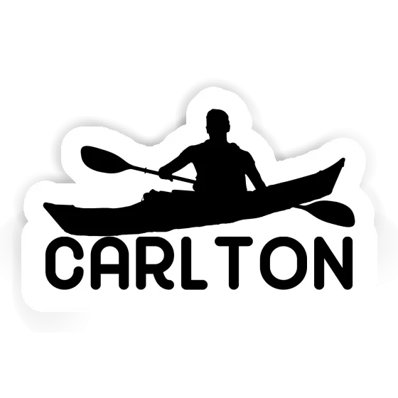 Kayaker Sticker Carlton Laptop Image