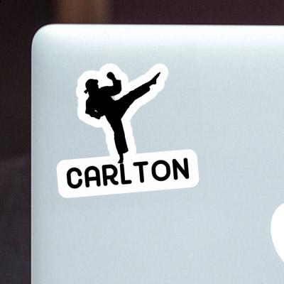 Sticker Carlton Karateka Laptop Image