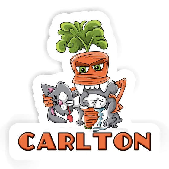 Sticker Monster Carrot Carlton Image