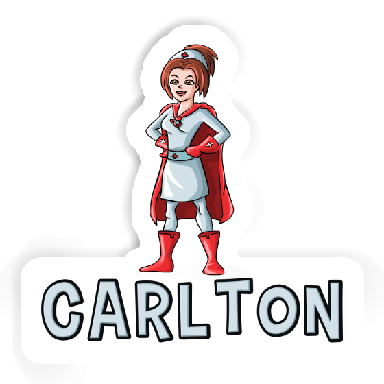 Nurse Sticker Carlton Laptop Image