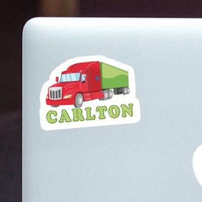 Sticker Articulated lorry Carlton Gift package Image