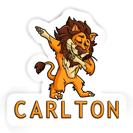 Sticker Dabbing Lion Carlton Notebook Image