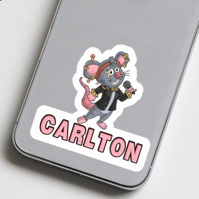 Carlton Sticker Singer Image