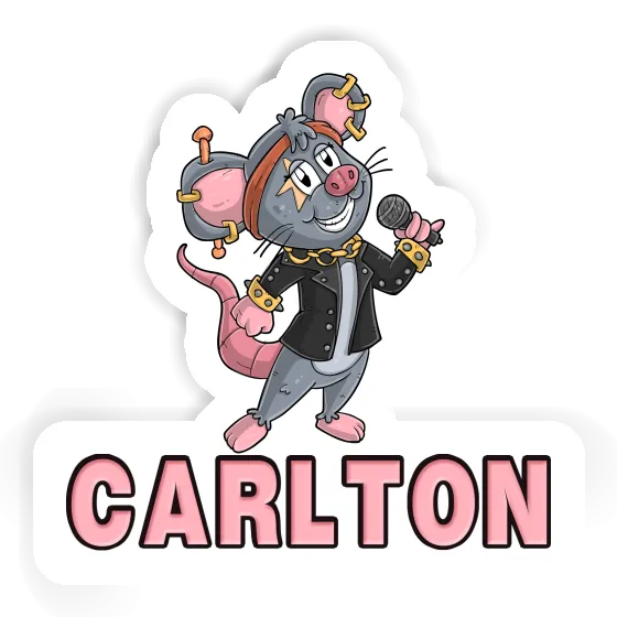 Carlton Sticker Singer Image