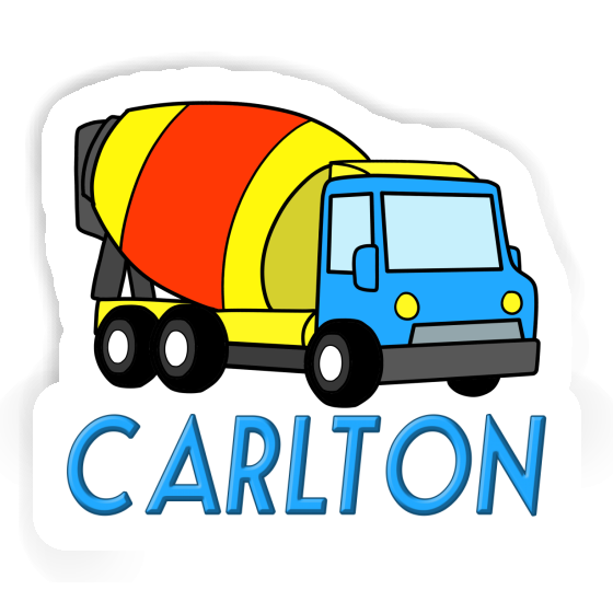 Mixer Truck Sticker Carlton Laptop Image