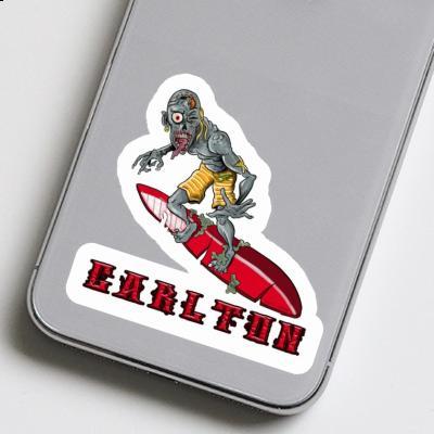 Sticker Carlton Surfer Notebook Image