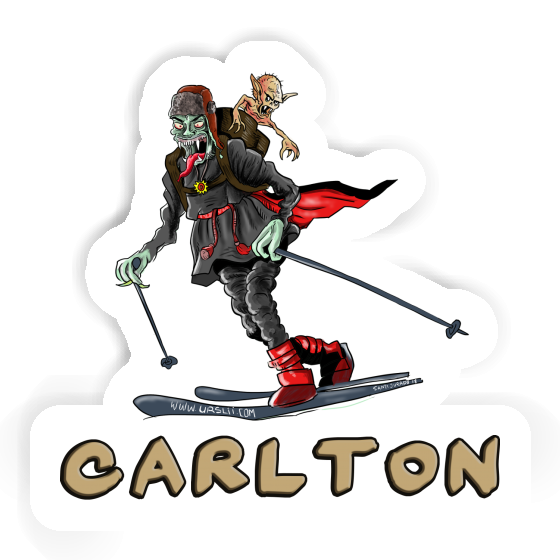 Carlton Sticker Telemarker Notebook Image