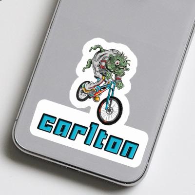 Sticker Downhill Biker Carlton Notebook Image