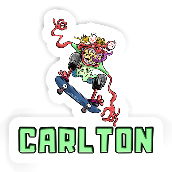 Carlton Autocollant Skateur Image