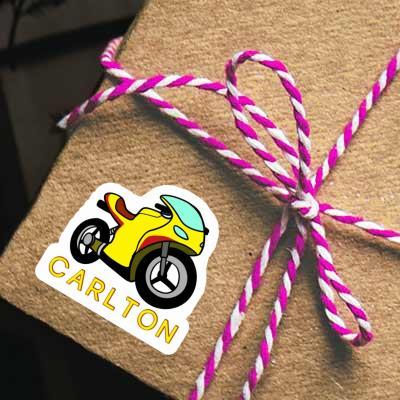 Carlton Sticker Motorbike Laptop Image