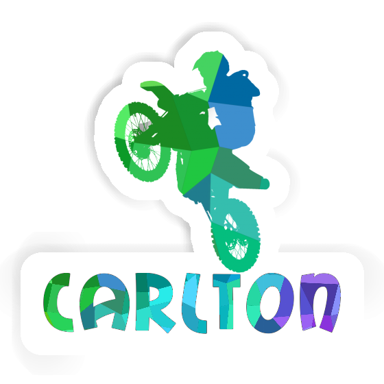 Sticker Carlton Motocross Rider Image