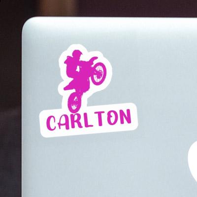 Sticker Motocross-Fahrer Carlton Image