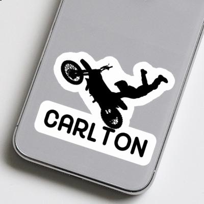 Motocrossiste Autocollant Carlton Image