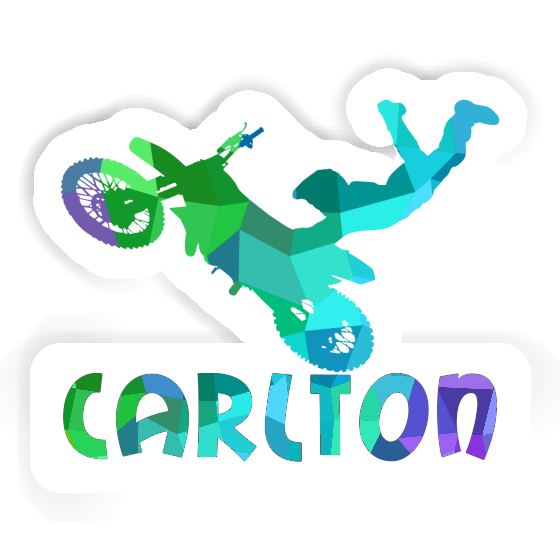 Sticker Motocross-Fahrer Carlton Gift package Image