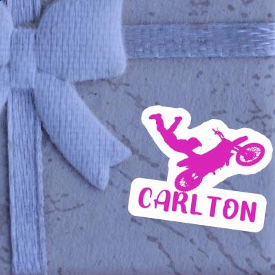 Sticker Carlton Motocross Rider Image