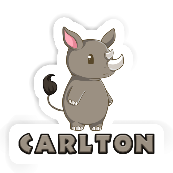 Rhinoceros Sticker Carlton Gift package Image