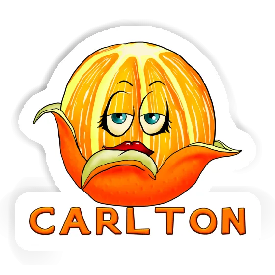 Orange Sticker Carlton Gift package Image