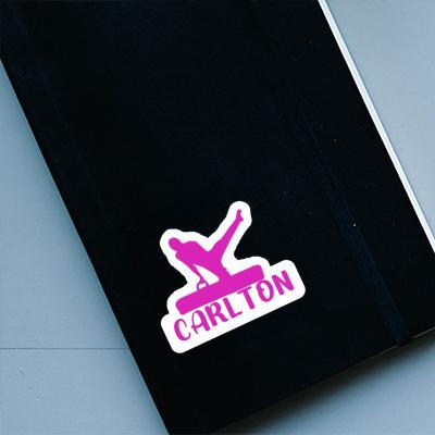 Carlton Sticker Gymnast Laptop Image