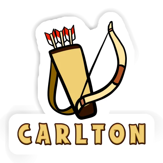 Carlton Sticker Pfeilbogen Laptop Image