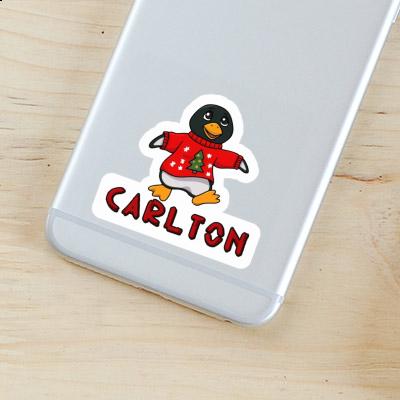 Carlton Autocollant Pingouin de Noël Image