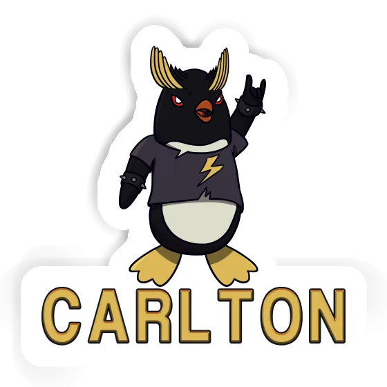 Rocking Penguin Sticker Carlton Gift package Image