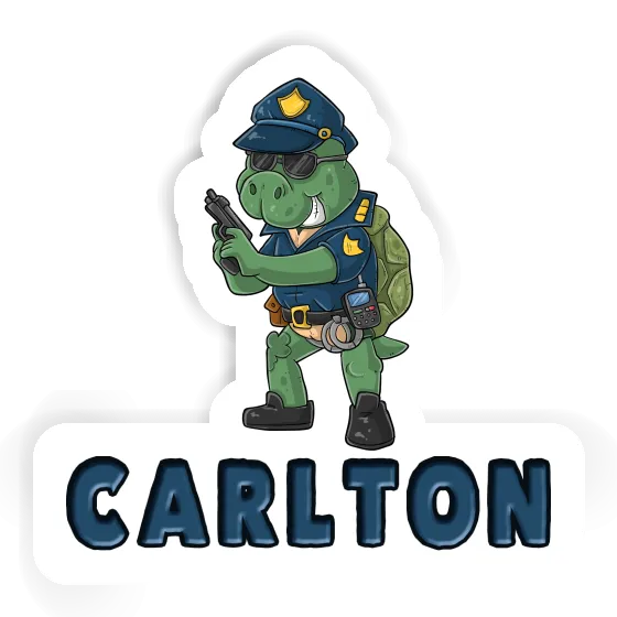 Carlton Sticker Officer Laptop Image