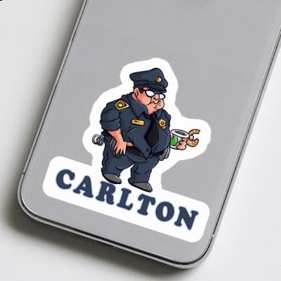 Police Officer Sticker Carlton Notebook Image