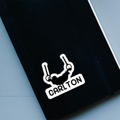 Carlton Sticker Ring gymnast Notebook Image