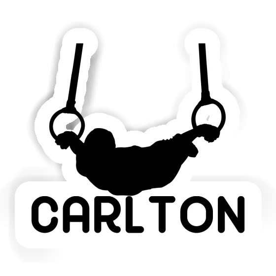 Carlton Sticker Ring gymnast Laptop Image