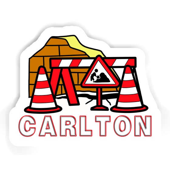 Carlton Sticker Baustelle Notebook Image