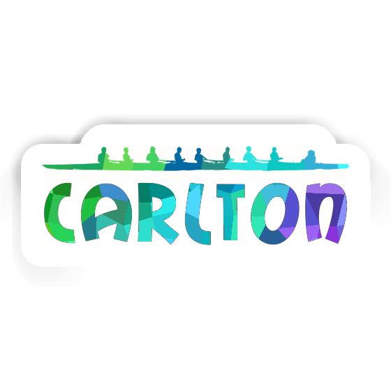 Carlton Sticker Rowboat Laptop Image