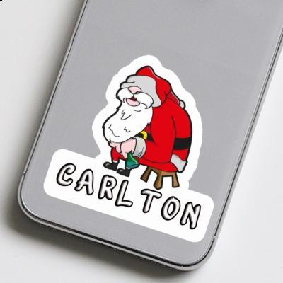 Carlton Autocollant Père Noël Gift package Image