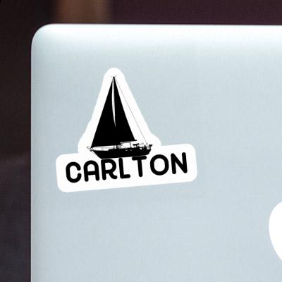 Sticker Carlton Sailboat Image