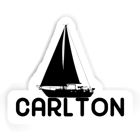 Sticker Carlton Sailboat Notebook Image