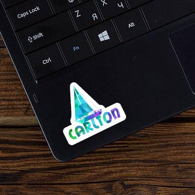 Carlton Sticker Sailboat Laptop Image