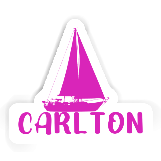 Sailboat Sticker Carlton Notebook Image