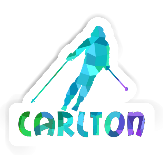 Skier Sticker Carlton Gift package Image