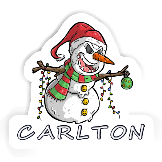 Snowman Sticker Carlton Notebook Image